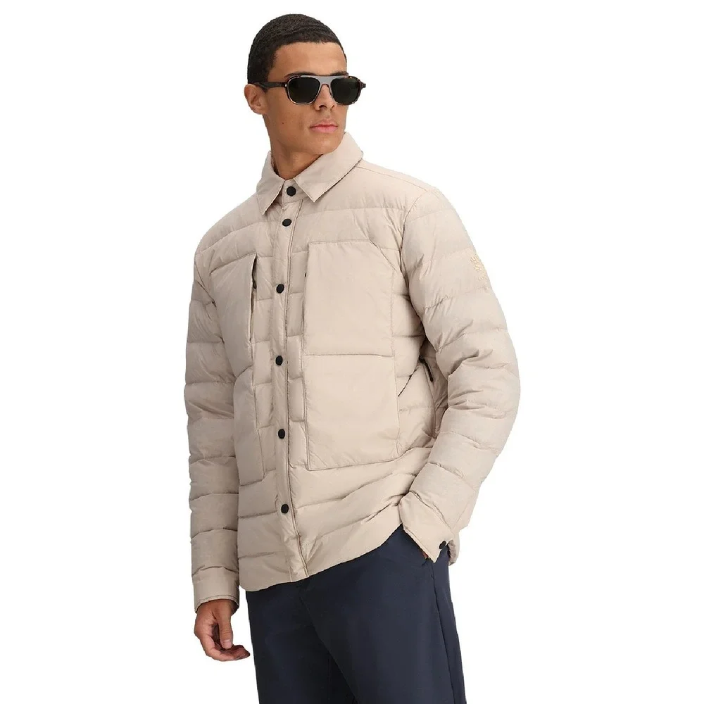 Obermeyer® (Men's LARGE) Explorer™ Down Shirt Jacket in Cement - $249